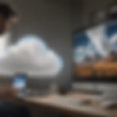 Visualization of the benefits of using iCloud