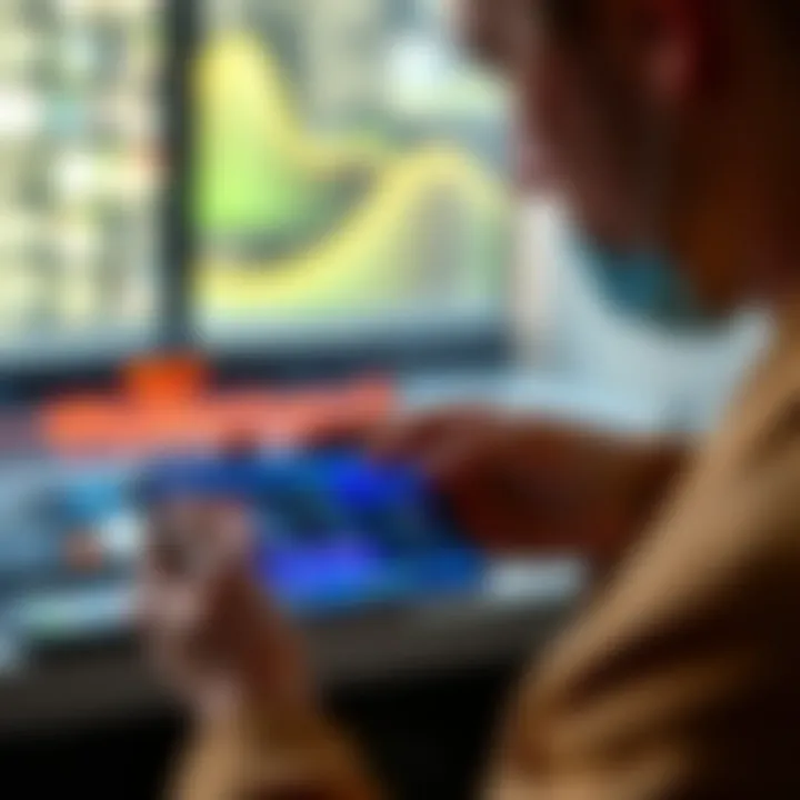 User interacting with a smartphone featuring enhanced usability