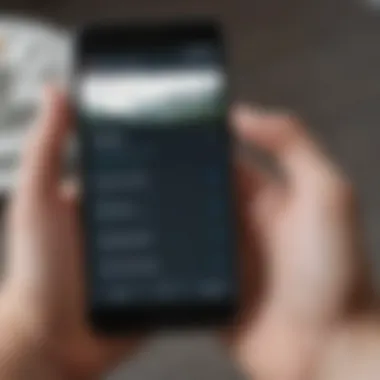 Intuitive User Interface for Call Forwarding Optimization Optimizing Call Forwarding on Samsung Android Devices - Illustration of User Interface