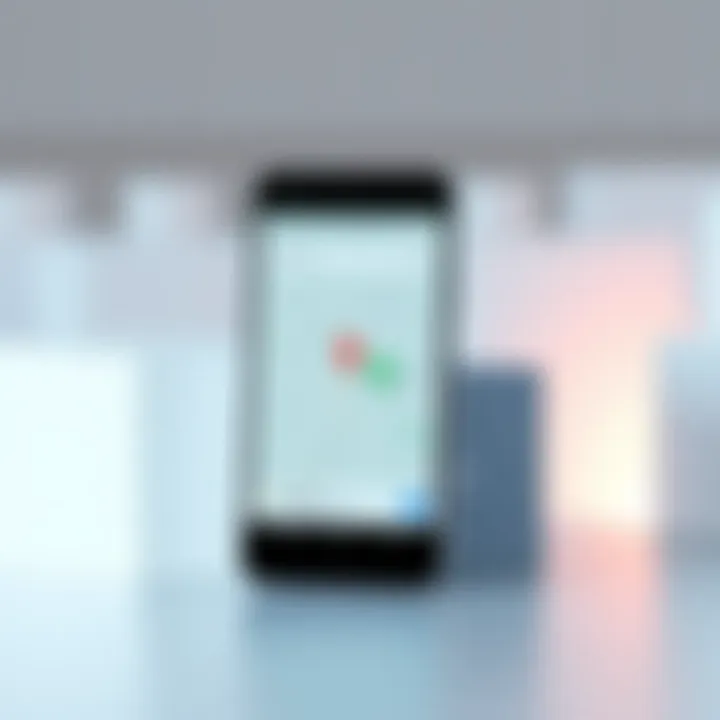 Graphic showcasing features of Find My on Android