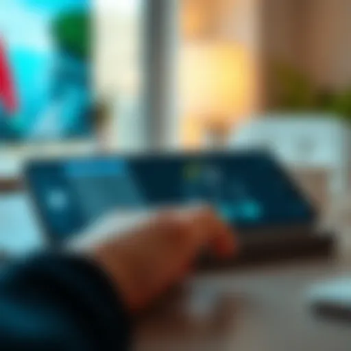 A smartphone displaying a remote control interface for Samsung TV