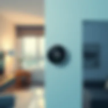 Smart Home Integration of Wyze Thermostat Illustration of smart home connectivity with Wyze Smart Thermostat