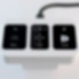 Close-up of Wyze Sprinkler Controller design features