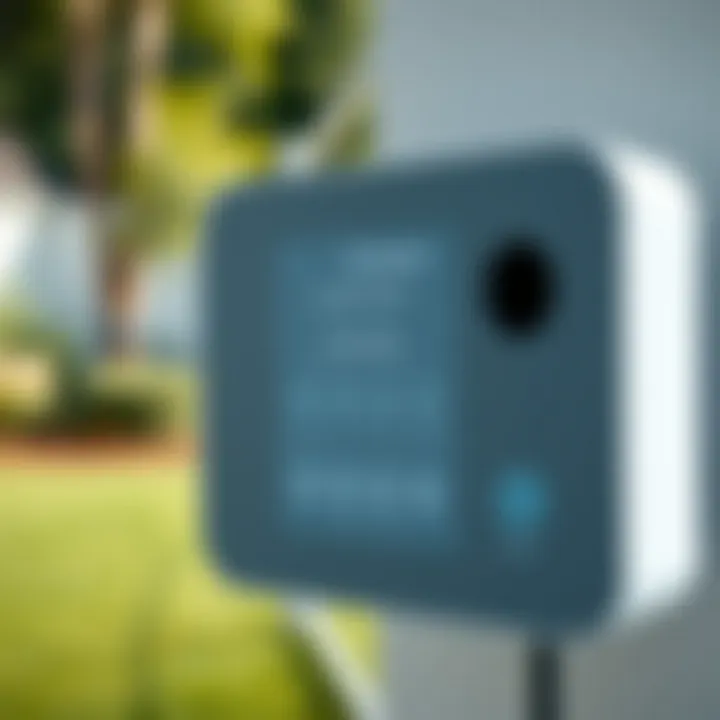 Illustration of Wyze Sprinkler Controller setup interface